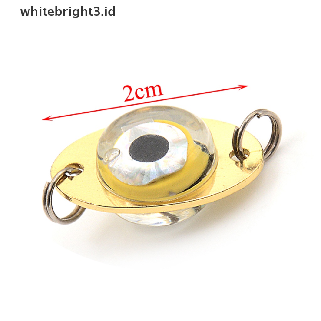 (whitebright3.id) Lampu LED Mini Bawah Air Bentuk Mata Untuk Umpan Pancing