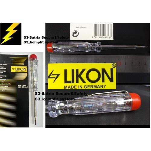 LIKON Testpen tespen Made in GERMANY Obeng Kecil test pen