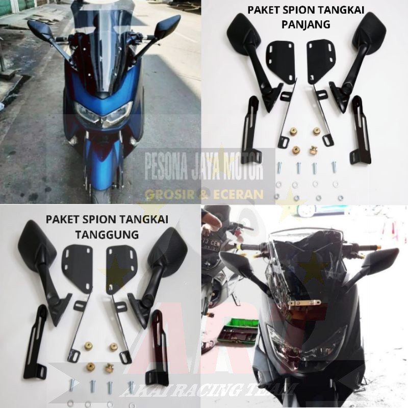 New Spion Nmax Paket Spion Nmax,Nmax New 2020 Model R25 + Breket Serpo &amp; Baut Anti Jebol