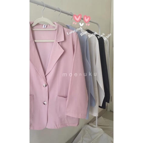 ⭐Blazer lengan panjang korea style blazer modis simple basic daily outfit blazer wanita lengan panjang