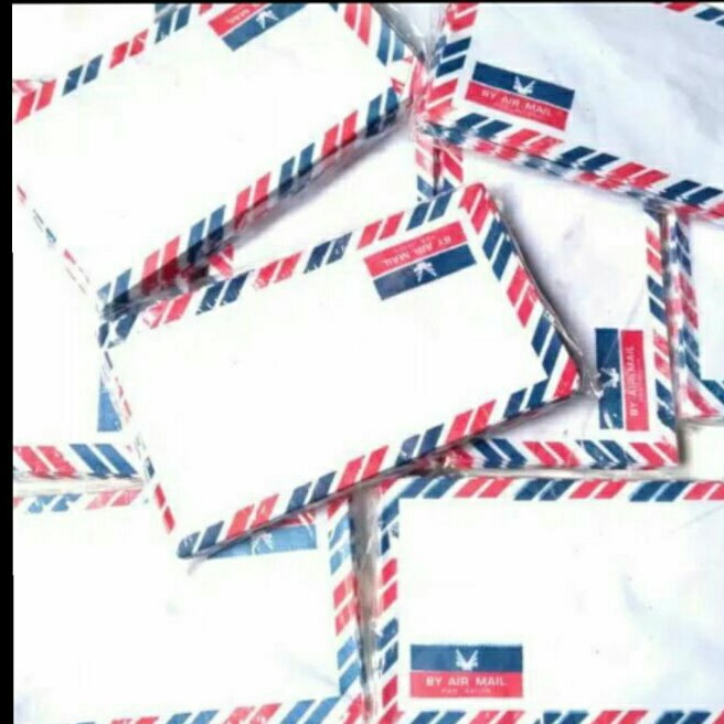 

Amplop air mail mahkota isi 100 lembar