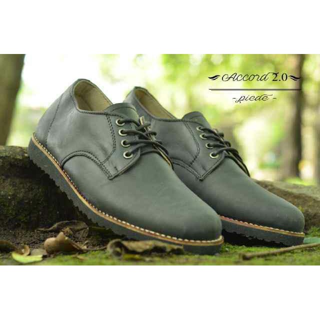 SEPATU PIEDE ACCORD 2.0 BLACK KULIT