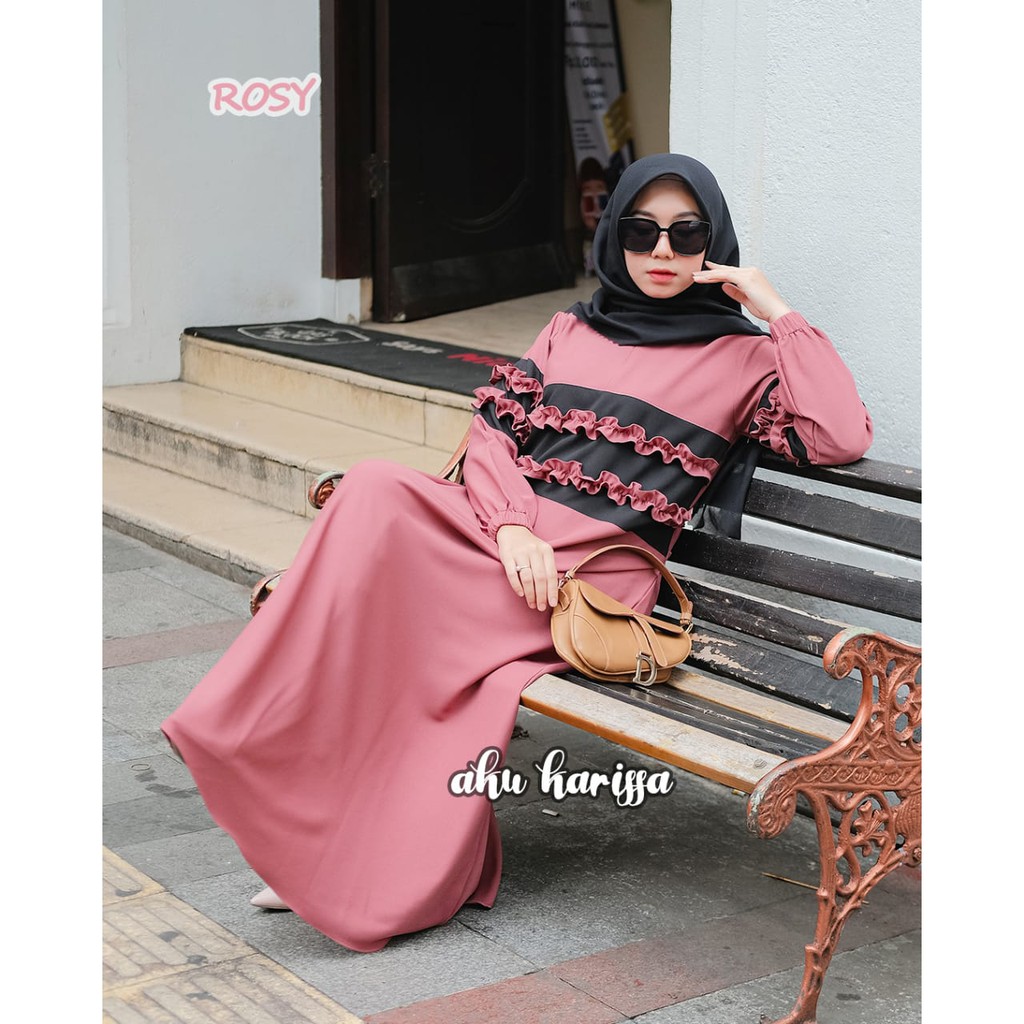 Gamis DESTIRA AKU KARISSA original Itycrepe new model full kancing