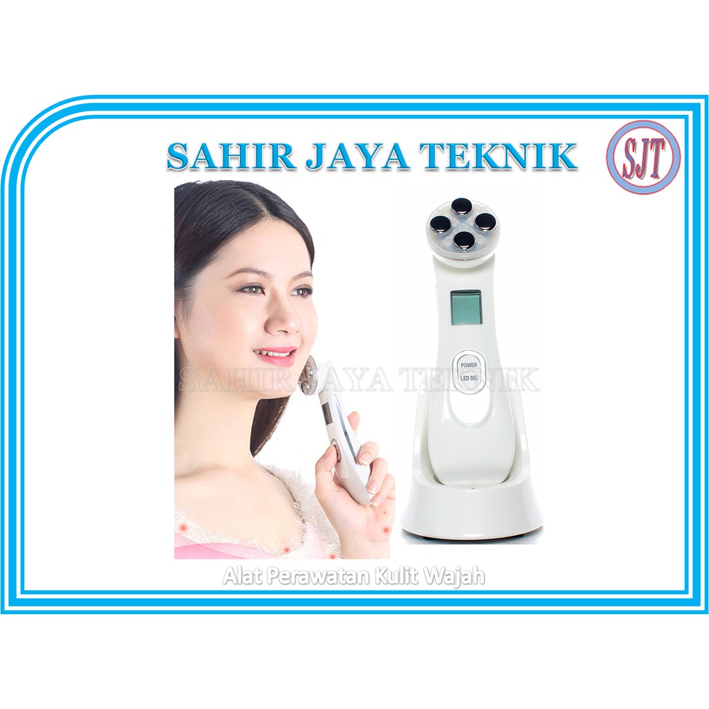 Setrika Wajah UV / RF & EMS Beauty Instrument Alat Perawatan Kulit Wajah RF EMS