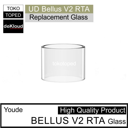 UD BELLUS V2 RTAx Replacement Glass | 25mm 2 kaca tabung tank gelas