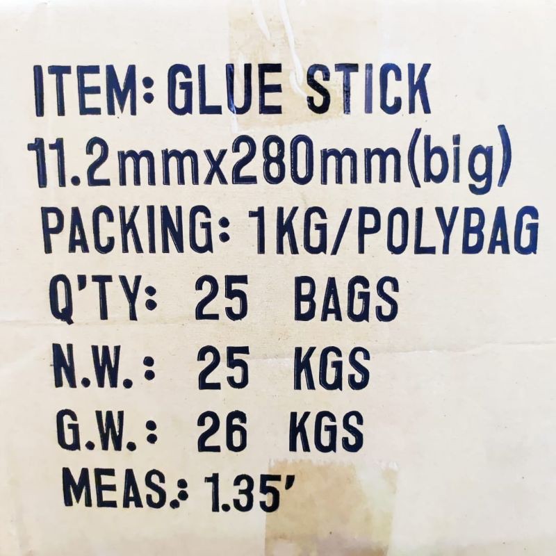 Refill Glue Gun Big / Glue Stick 1Pcs / Isi Ulang Lem Tembak Besar / BIG