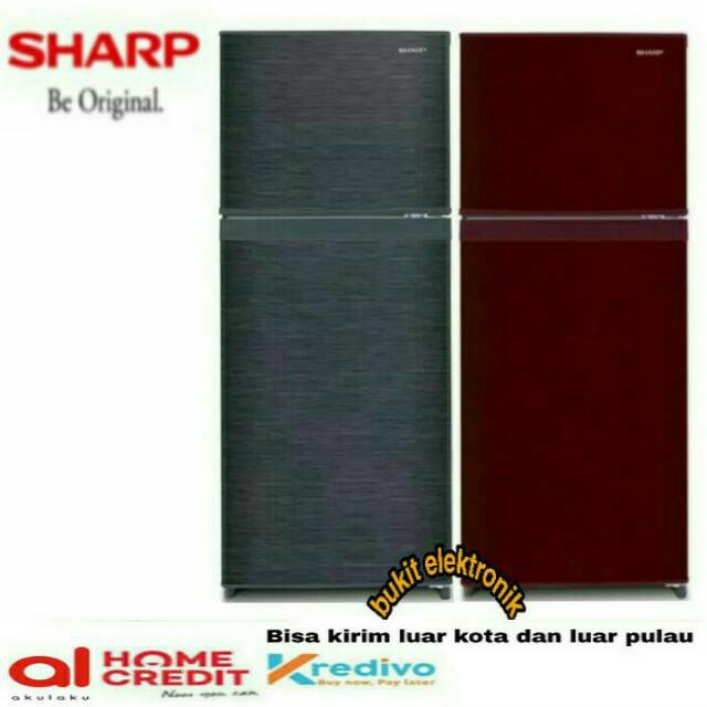 KULKAS SHARP 2DOOR  SJ 195MD SR SG