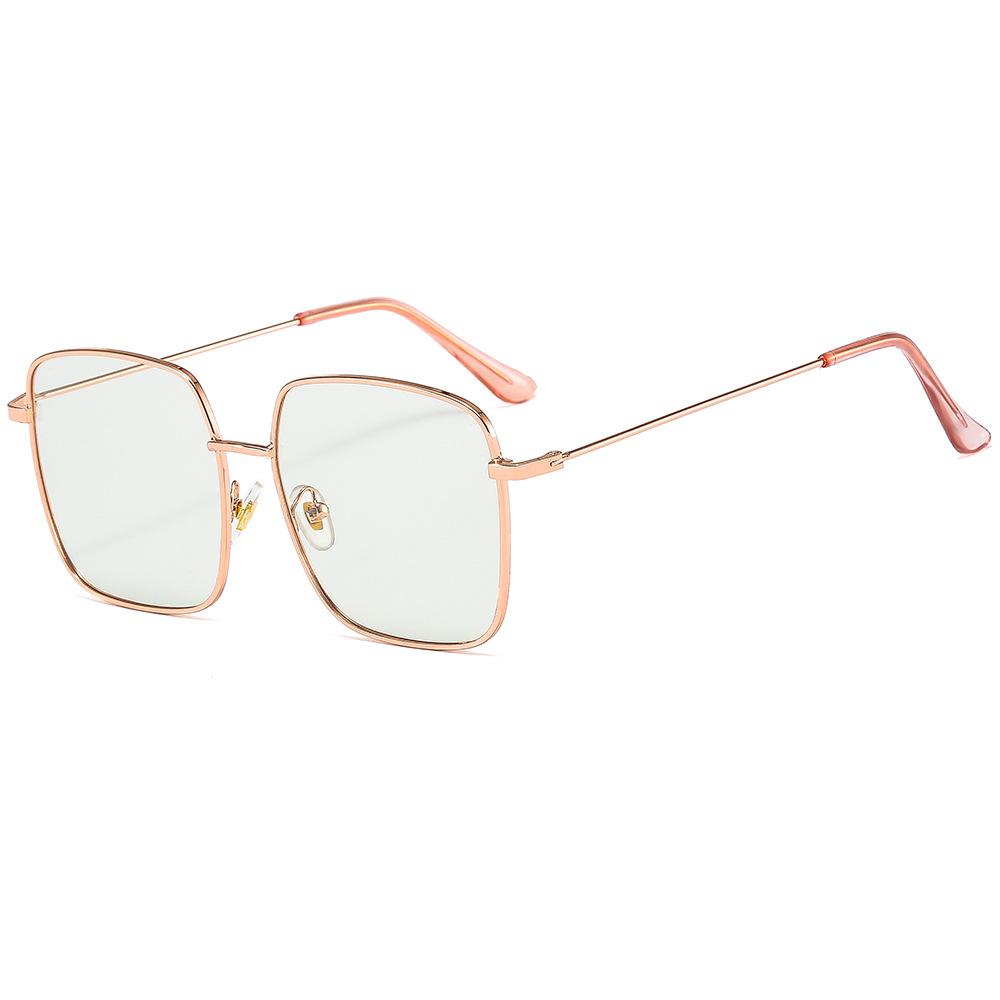 Kacamata Hitam Photochromic Anti Radiasi / Blue Ray / UV400 Bingkai Bulat Bahan Metal Untuk Pria / Wanita