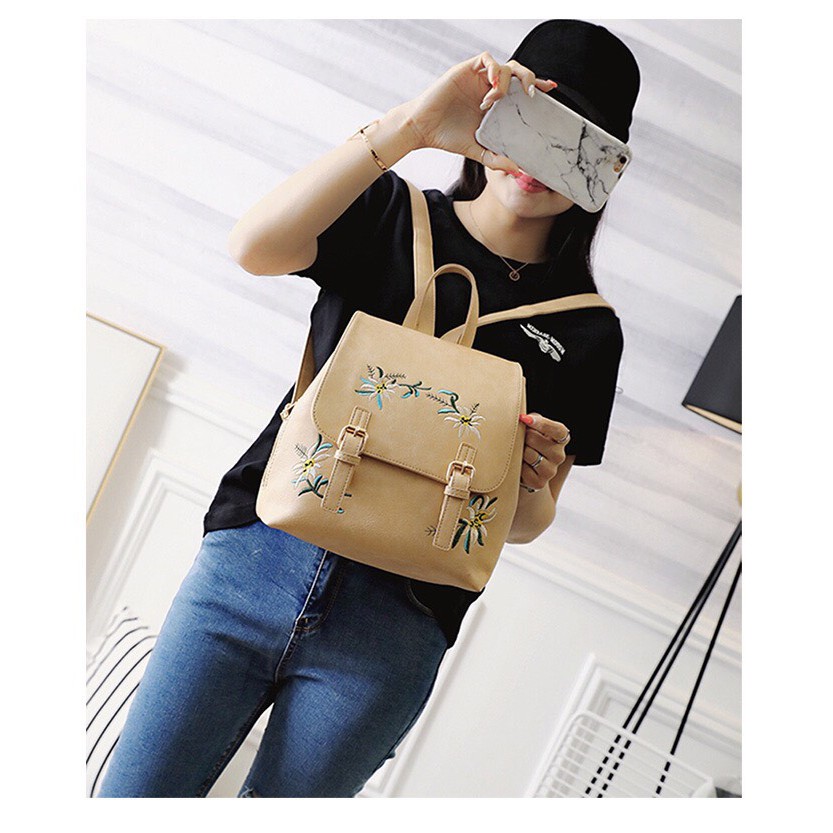 TAS WANITA BACKPACK RANSEL KULIAH KEREN FASHION PREMIUM IMPORT PRM03