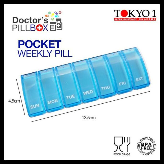 

Special Price Tokyo Pocket Tjkx3K Weekly Pill Kotak Pill Mingguan