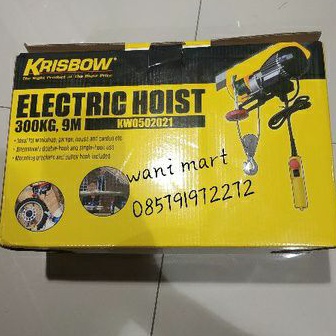 electric hoist katrol elektrik 300 ton krisbow