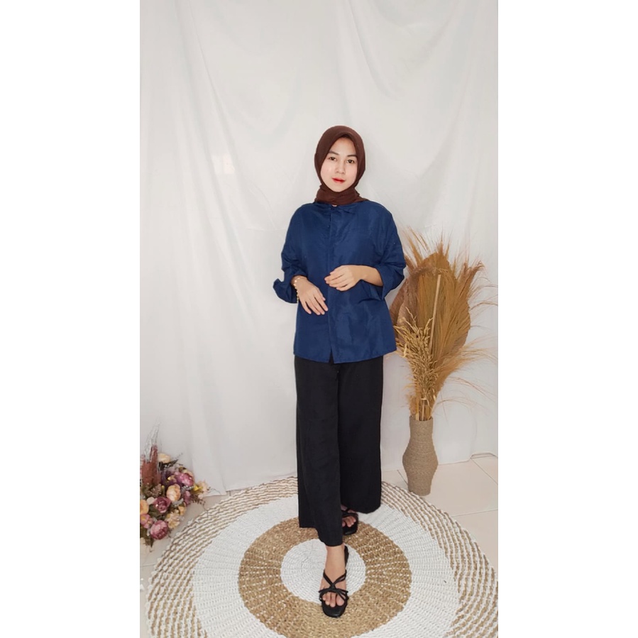 FR Fashion - Flowing Oversize / Kemeja Wanita - BN