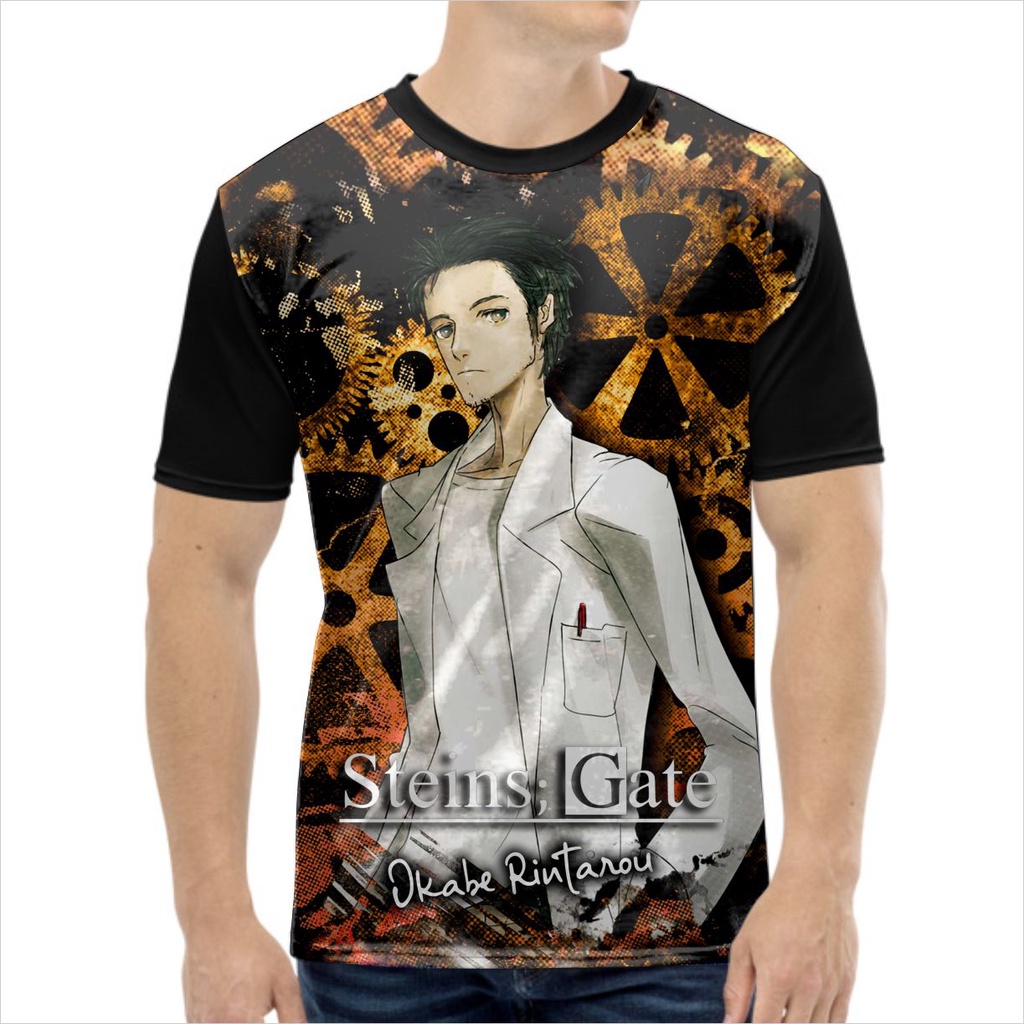 Kaos Pria Steins Gate Okabe Rintarou - SHOPLAB88