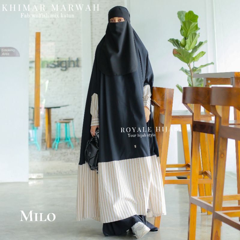 Marwah khimar long khimar floor khimar cadar bandana