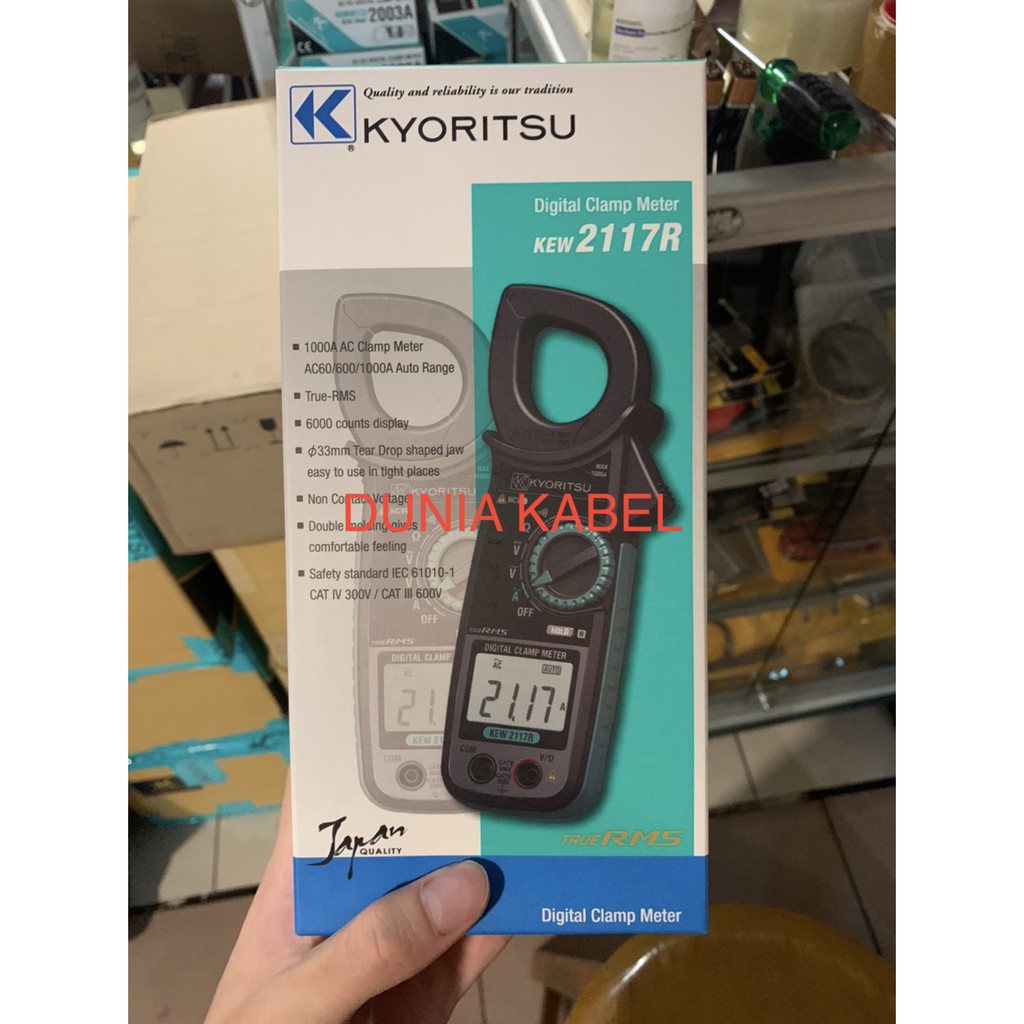 Tang Ampere Amper Kyoritsu 2117R Digital Clamp Meter kew 2117 R