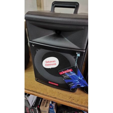 SPEAKER ASATRON 8 INCH SPEAKER PORTABLE ASATRON OLYMPUS 8 INCH BLUETOOTH