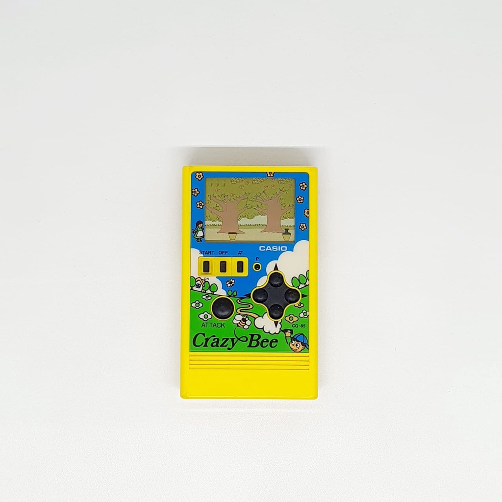 Game Watch Jadul Vintage Klasik Langka 1984 Gimbot Gamebot Crazy Bee Casio CG-85 Lebah