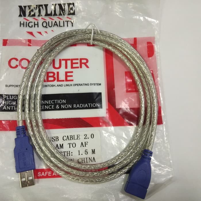 Netline Kabel USB Extension 1,5Meter USB2.0