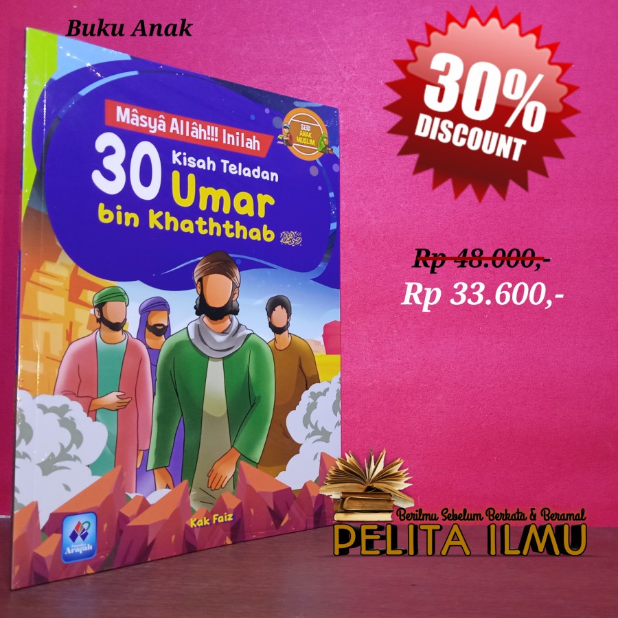 Jual Buku Anak Masya Allah!!! Inilah 30 Kisah Teladan Umar Bin ...