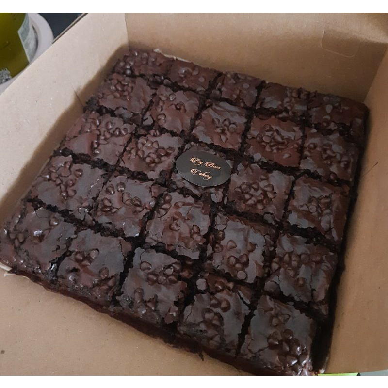 

BIGBOSSCAKERY FULL CHOC9OATE BROWNIES KUE COKLAT LEZAT