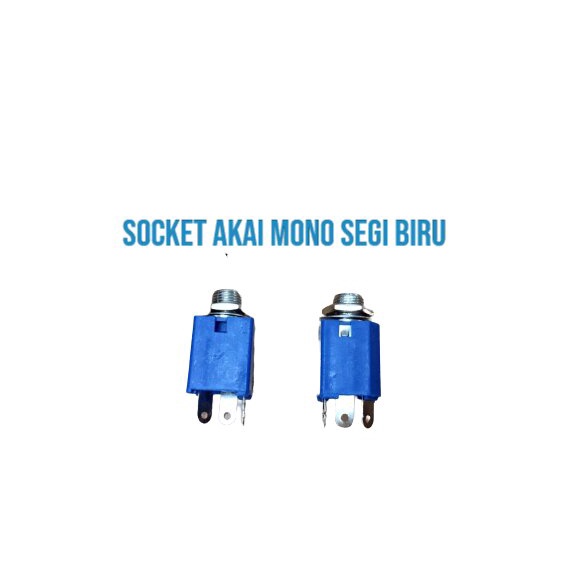 SOCKET AKAI MONO SEGI BIRU