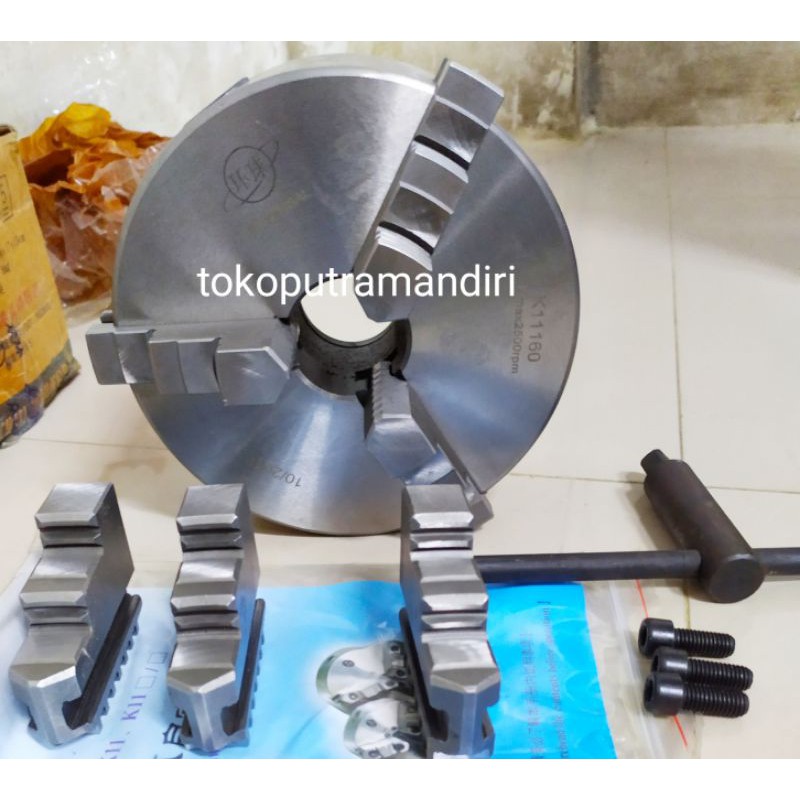 Chuck Bubut 12" 3 jaw 320mm | Claw Bubut 12 inch | Catok Kepala Bubut 12inch-320mm