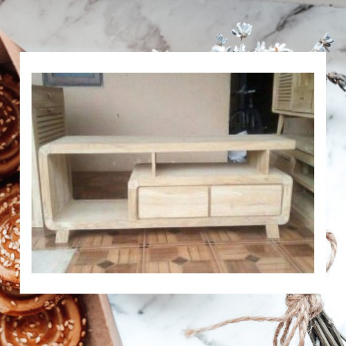 Bufet Retro Jati Minimalis Mentah