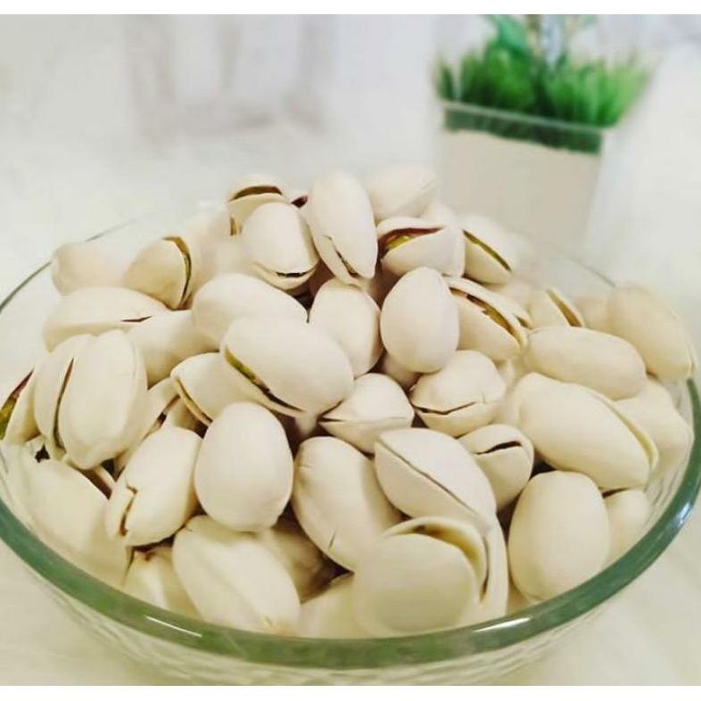 

Kacang Pistachio fustuk Panggang 1Kg/ Kacang Ketawa USA California Roasted/ Oleh Oleh Haji dan Umroh