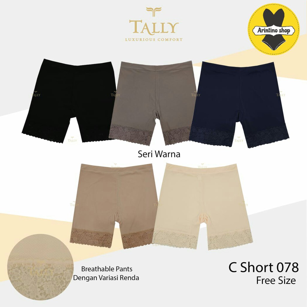 Celana Short Tally 1019/078 {Fit to XL/XXL} Extra Comfort |tcj