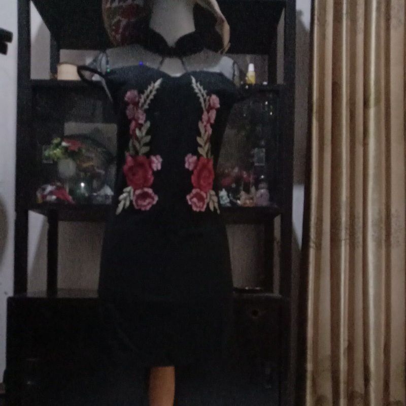 Gaun/Dress Pesta import  Remaja/  Anak Bordir