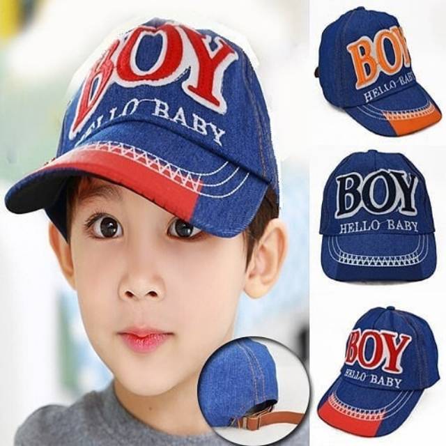 Topi anak baby boy jeans
