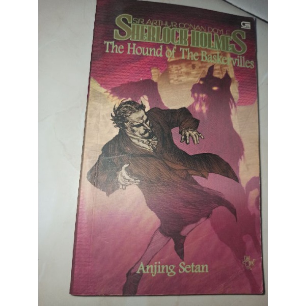 buku novel - SHERLOCK HOLMES - Anjing Setan (Preloved)