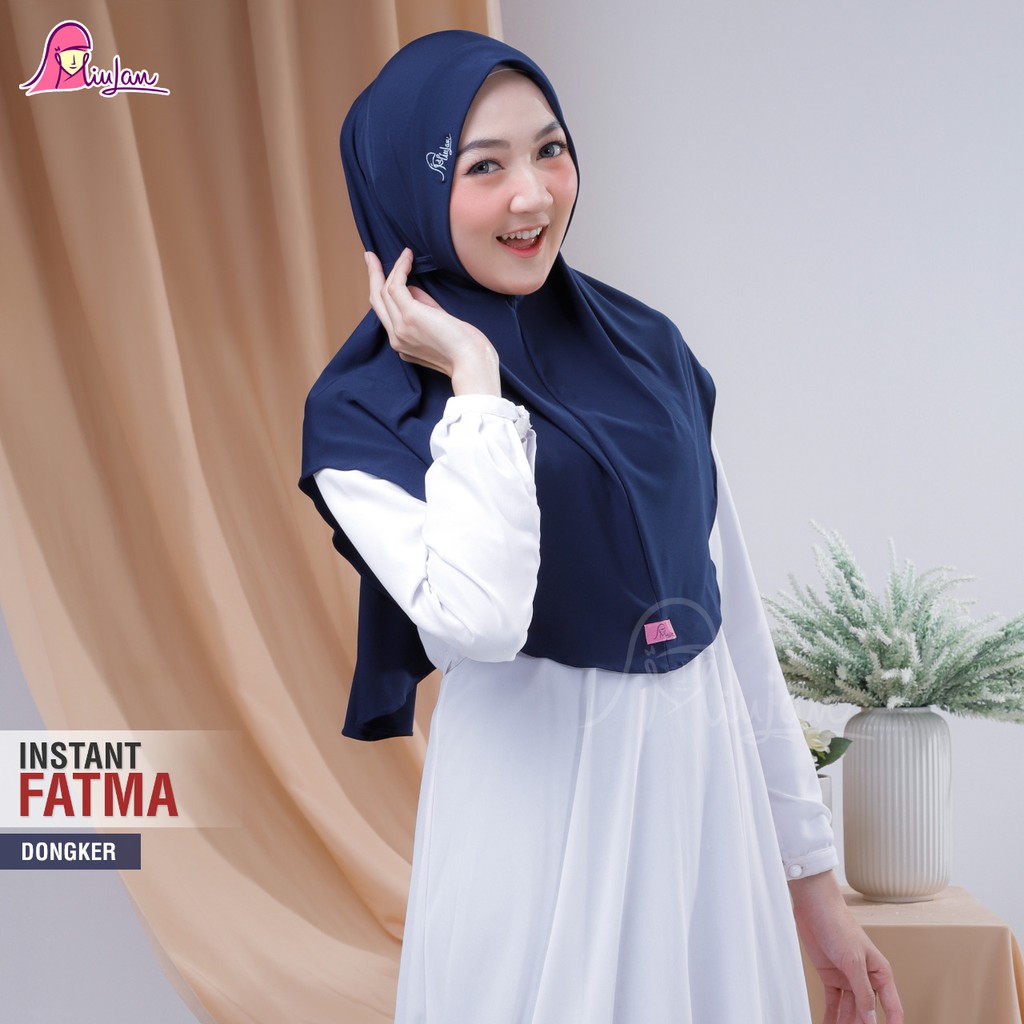 Instan Fatma Miulan-JILBAB OLAHRAGA-HIJAB SPORTY SPORT RENANG-Dongker