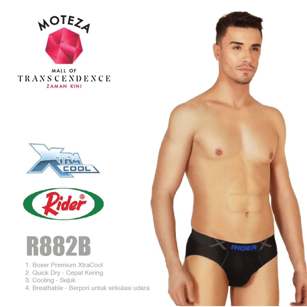 Celana Dalam Pria Mini Brief - RIDER Xtracool R 881 / R 882 / R 791