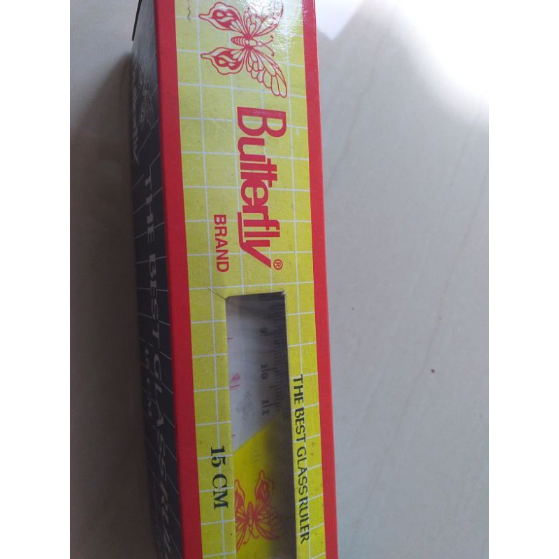 

Penggaris plastik 15 cm butterfly