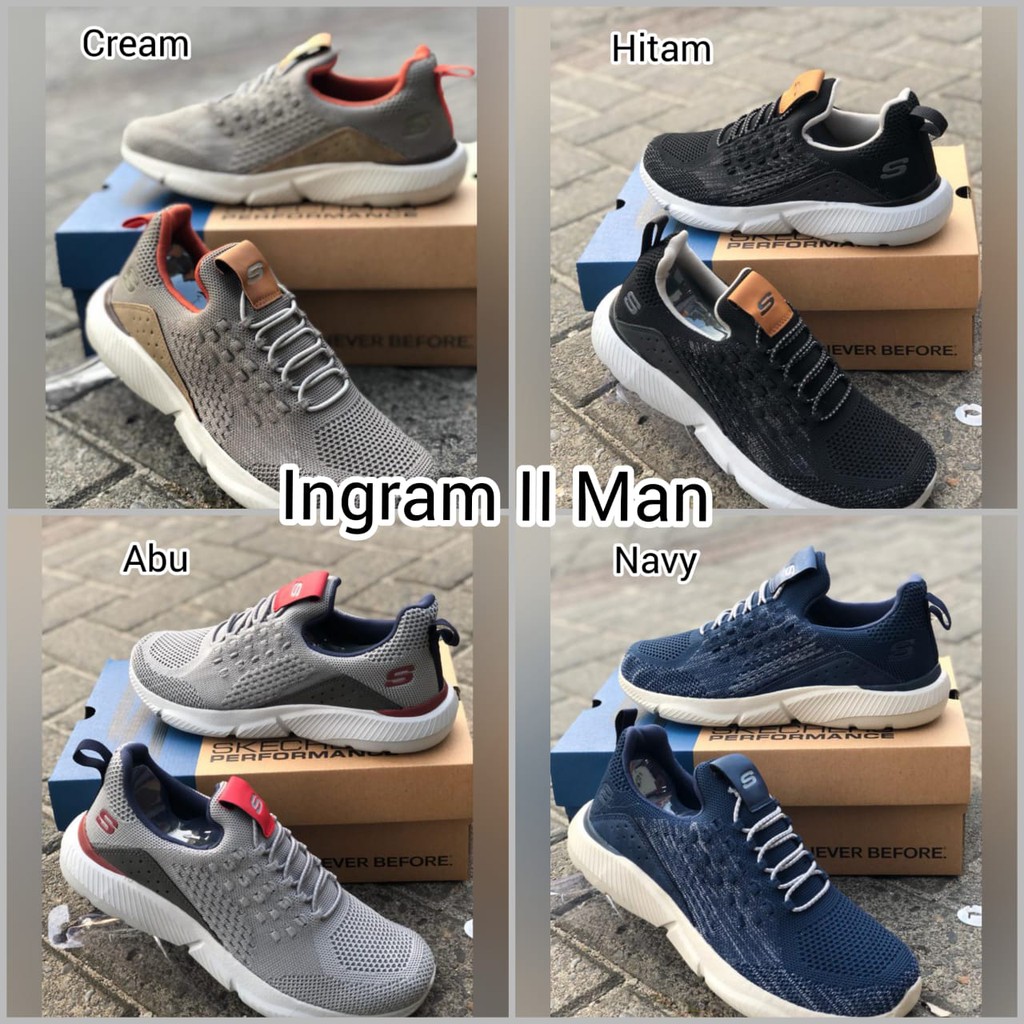 New!!! Ingram Sepatu / Skechers Man / Ingram new II / Skechers RELAXED FIT INGRAM II