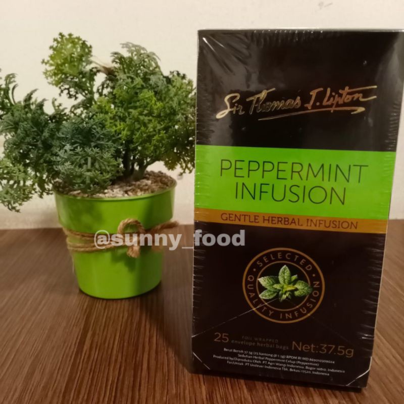 

lipton peppermint infusion tea 25pcs