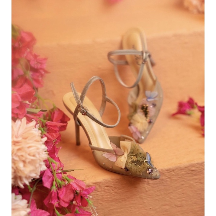 PO ITTAHERL KATNIS SAGE HEELS 90mm SIZE 40