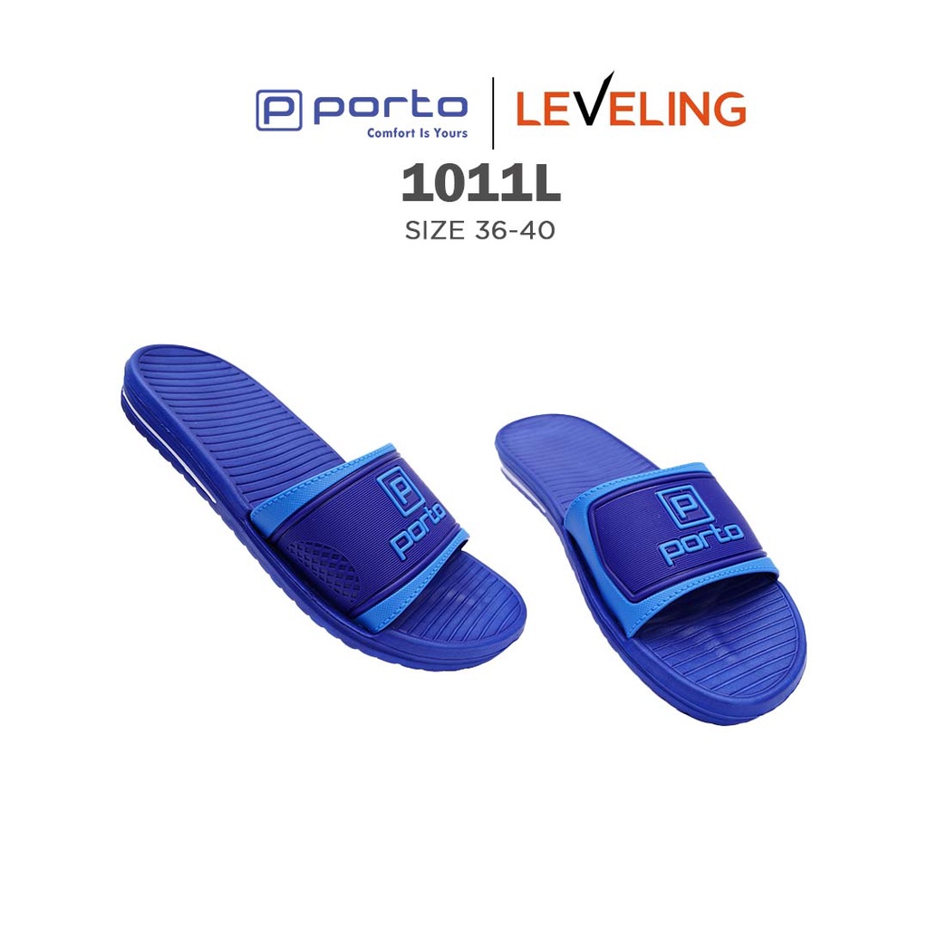 1011L - Porto Leveling Sandal Wanita Karet House Slipper Rumahan Kuat Nyaman Awet Original Terbaru