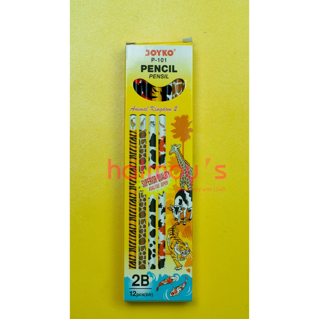 

PENSIL KAYU 2B JOYKO P - 101 ( 1 BOX = 12 PCS )