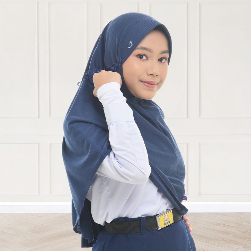 Kerudung Rabbani INNOVA Serut Terbaru Jilbab Anak Sekolah ukuran S M L XL