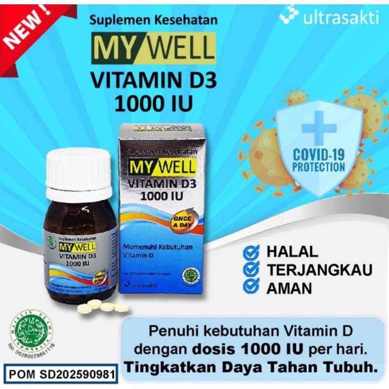 My Well Vit D3 1000 IU