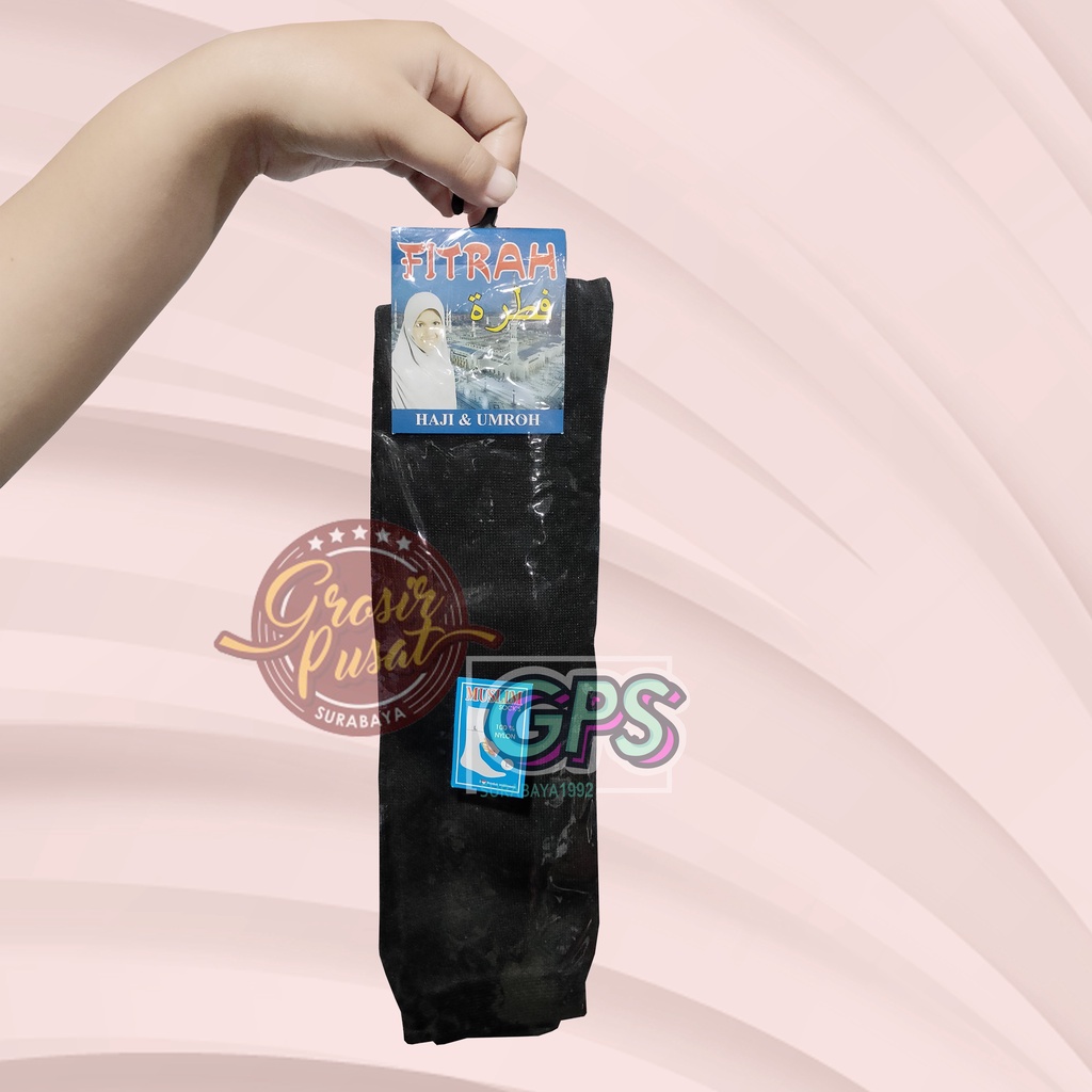 Kaos kaki Wanita Muslimah Hitam Pemium