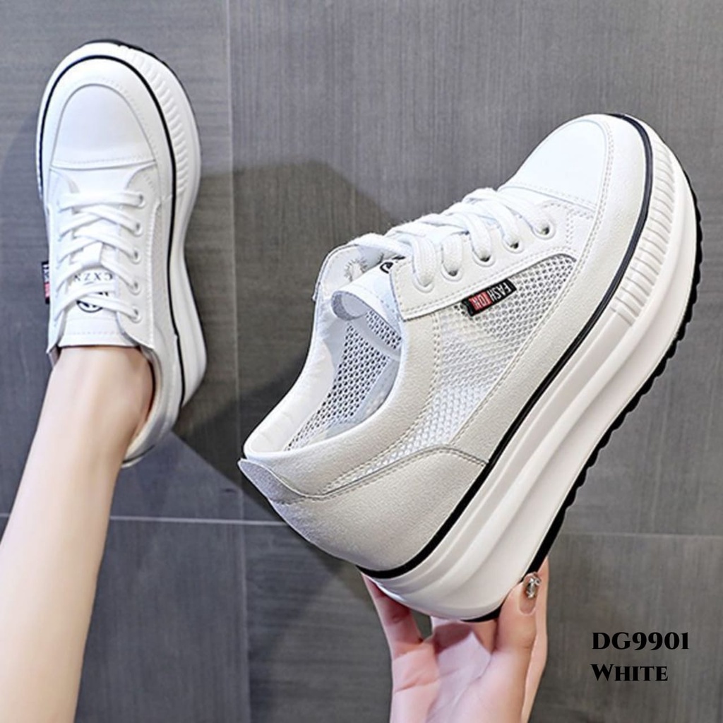 RESTOCK WYN SNEAKERS HIGH WEDGES FASHION KOREA DG9901