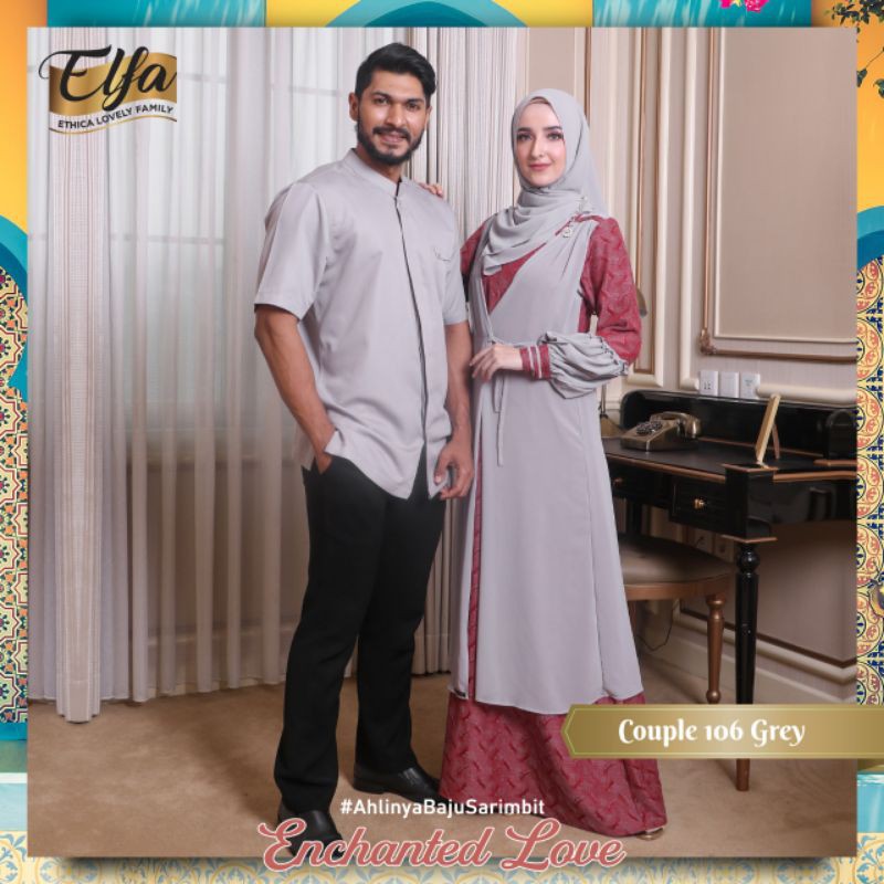 ETHICA ELFA COUPLE 106 GREY (KAHFI 155 GREY, KAGUMI 189 GREY)