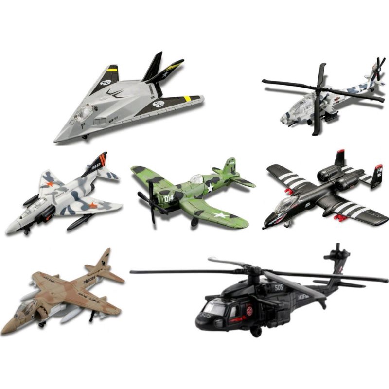 Diecast Miniatur Pesawat Maisto Fresh Metal Forces Sky Squad