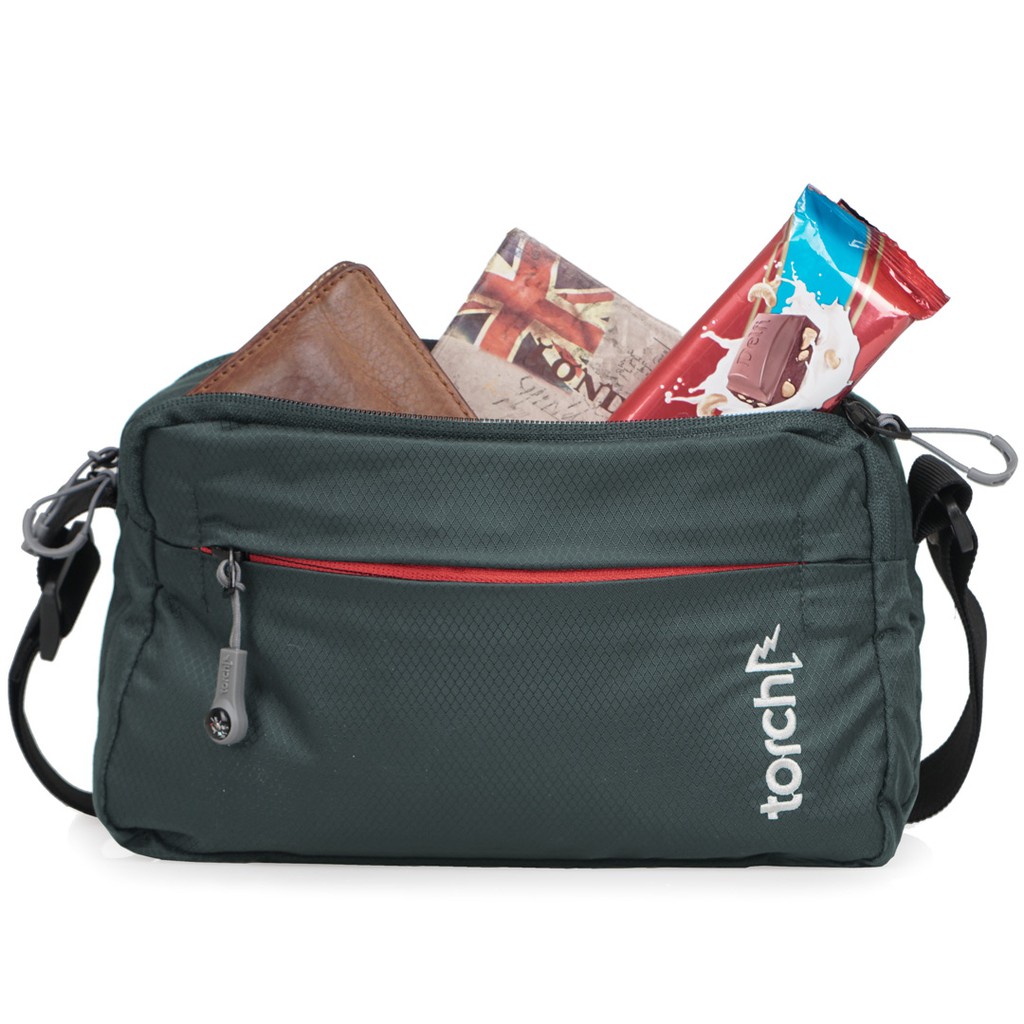 Torch Tas selempang Kashiba 3 Liter - Dark Grey