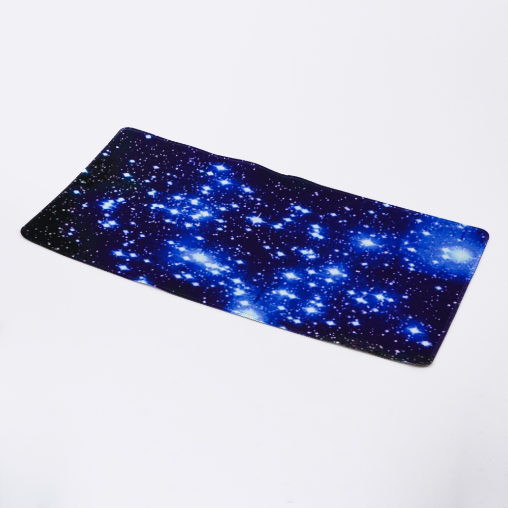 Mousepad gaming Desk mat anti slip ujung di jahit Starlight