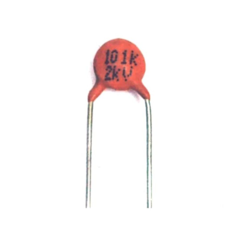 isc Ceramic Capacitor 101K 100pF 2KV K ±10% SL pitch=5mm RoHS Taiwan