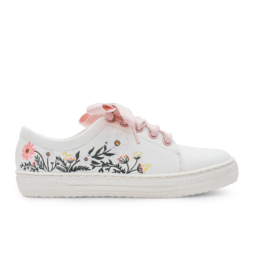 KHK by Khakikakiku Daisy Embroidery Sneakers